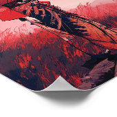 Red Geisha Poster (Ecke)