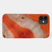 Red Gemstone Stone Texture iPhone 11 Fall Case-Mate iPhone Hülle (Rückseite (Horizontal))
