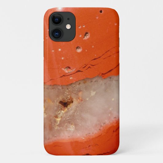 Red Gemstone Stone Texture iPhone 11 Fall Case-Mate iPhone Hülle (Rückseite)