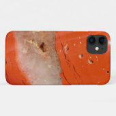 Red Gemstone Stone Texture iPhone 11 Fall Case-Mate iPhone Hülle (Rückseite (Horizontal))