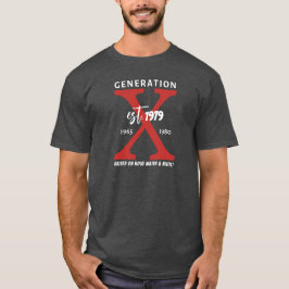 Red Generation X personalisiert Ihr Jahr T-Shirt