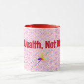 Red Geometric Tax Wealth, Statement-Tasse Tasse (Zentrum)