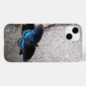 Red Gepunktet Admiral Butterfly Case-Mate iPhone Hülle (Rückseite (Horizontal))