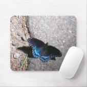 Red Gepunktet Admiral Butterfly Mousepad (Mit Mouse)