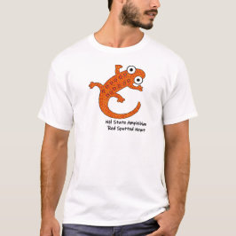 Red Gepunktet Newt - New Hampshire Staat Amphibien T-Shirt