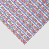 Red Geraniums Pattern Seidenpapier (Ausschnitt)