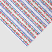 Red Geraniums Pattern Seidenpapier (Ausschnitt)