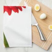 Red Gerber Daisy Blume Floral Daisies Blume Küchentuch (Viertel Falte)