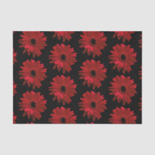 Red Gerbera Daisies Seidenpapier