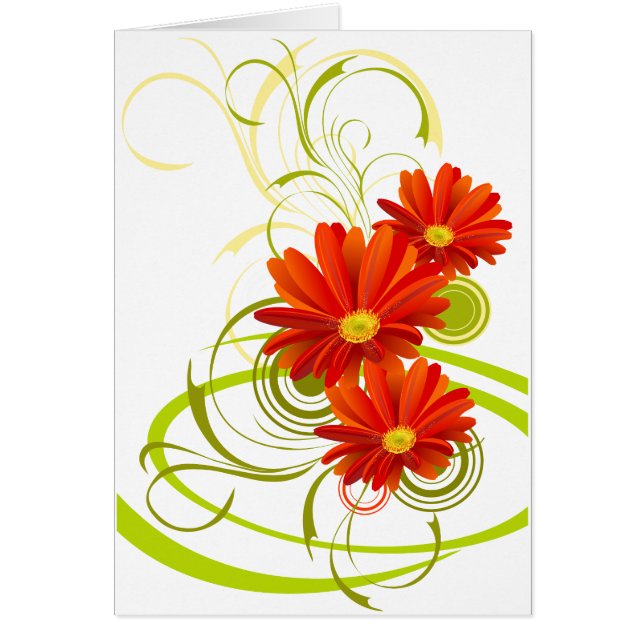 Red Gerbera Daisy (Vorne)