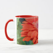 Red Gerbera Daisy Blume Tasse Cup (Links)