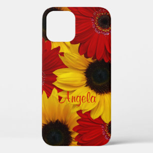 Red Gerbera Daisy Gelbe Sonnenblume Case-Mate iPhone Hülle