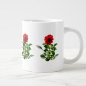 Red Gerbera Daisy Jumbo-Tasse (Rechts)