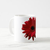 Red Gerbera Daisy Mother Day Kaffeetasse (Vorderseite Links)