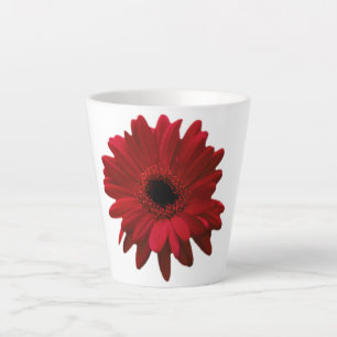 Red Gerbera Daisy Mother Day Milchtasse