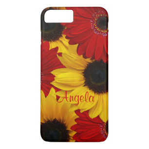 Red Gerbera Daisy Yellow Sunflower iPhone 6 Fall Case-Mate iPhone Hülle