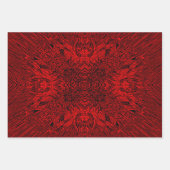 Red Gerbera Geschenkpapier Set (Vorderseite 2)