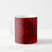 Red Gerbera Kaffeetasse (Vorderseite Links)