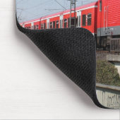 Red German Train Mousepad (Ecke)