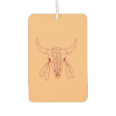 Red Ghost Dance Buffalinie Bräuner Autolufterfrischer (Vorderseite)