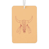 Red Ghost Dance Buffalinie Bräuner Autolufterfrischer (Rückseite)