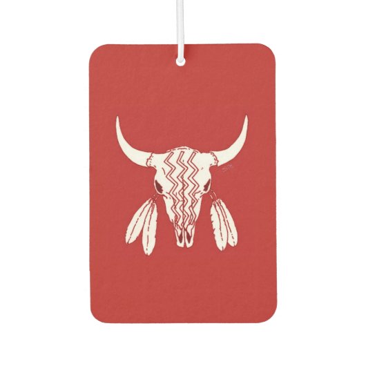 Red Ghost Dance Buffalo Auto Lufterfrischer (Vorderseite)