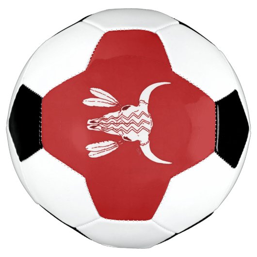 Red Ghost Dance Buffalo Fußballball Fußball (Gedreht)