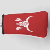 Red Ghost Dance Buffalo Golf Putter Abdeckung Headcover (Vorderseite)