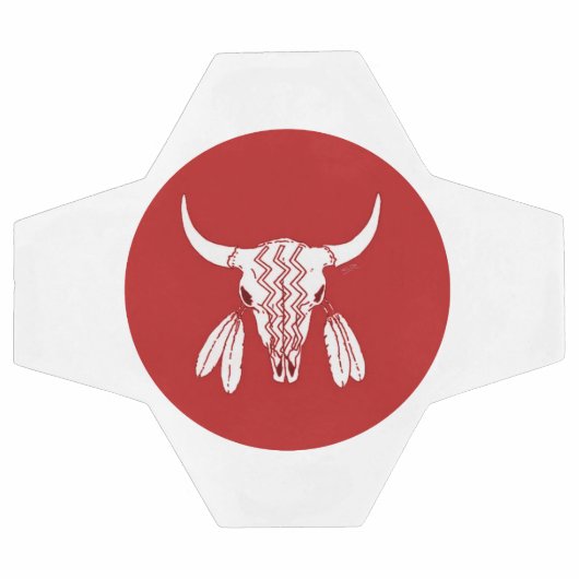 Red Ghost Dance Buffalo Kreis Fußball (Flach)