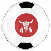 Red Ghost Dance Buffalo Kreis Fußball (Vorderseite)