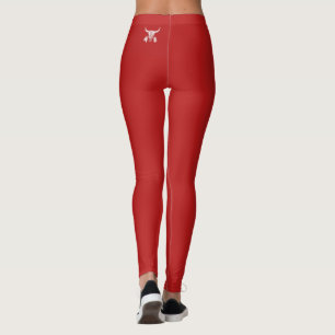Red Ghost Dance Buffalo Leggings Backimage