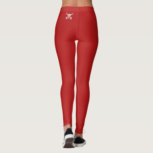 Red Ghost Dance Buffalo Leggings Backimage (Rückseite)