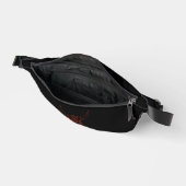 Red Ghost Dance Buffalo Line Black Fanny Pack Bauchtasche (Offen)