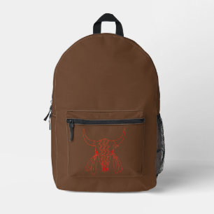 Red Ghost Dance Buffalo Line brauner Rucksack