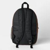 Red Ghost Dance Buffalo Line brauner Rucksack (Rückseite)