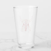 Red Ghost Dance Buffalo Line Glas Tumbler (Rückseite)