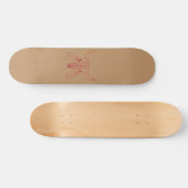 Red Ghost Dance Buffalo Line Skateboard (Horizontal)