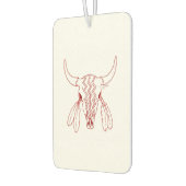 Red Ghost Dance Buffalo Line Weißer Lufterfrischer (Links)