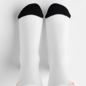 Red Ghost Dance Buffalo Linie weiße Premium Socken (Oben)