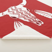 Red Ghost Dance Buffalo mittlere Sherpa Decke Sherpadecke (3/4)