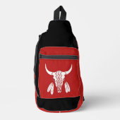 Red Ghost Dance Buffalo Rb Tragetasche Rucksack (Vorderseite)