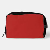 Red Ghost Dance Buffalo Red Black Dopp Kit Waschbeutel (Rückseite)