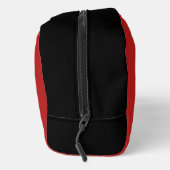 Red Ghost Dance Buffalo Red Black Dopp Kit Waschbeutel (Rechts)