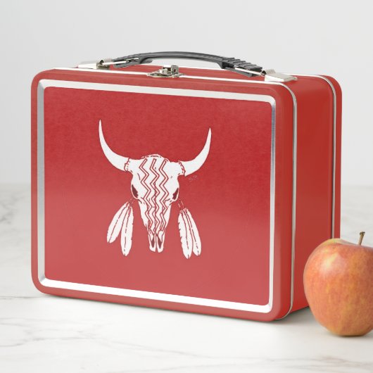Red Ghost Dance Buffalo Roter Lunchbox (Beispiel)