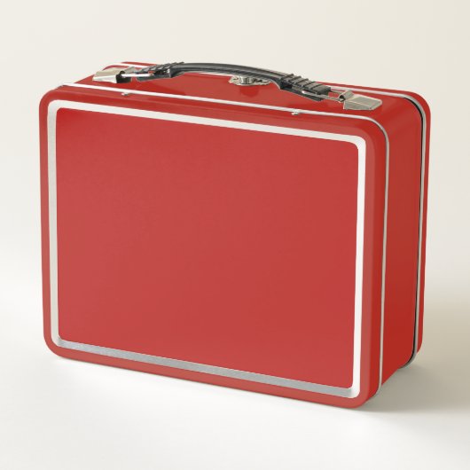 Red Ghost Dance Buffalo Roter Lunchbox (Rückseite)