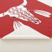 Red Ghost Dance Buffalo Sherpa Decke Sherpadecke (3/4)