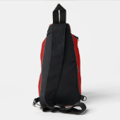 Red Ghost Dance Buffalo Sling Tasche Rucksack (Rückseite)