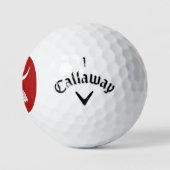 Red Ghost Dance Buffalo Warbird Golf Bälle (Logo)