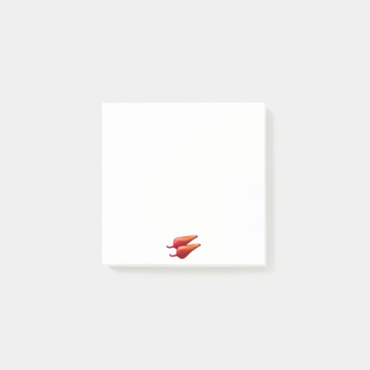 Red Ghost Dance Buffalo weiße Notizblöcke Post-it Klebezettel (Vorderseite)