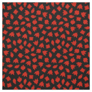 Red Ghost Happy Halloween Moderne Stoff